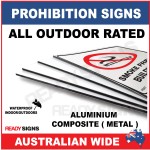 PROHIBITION SIGN - PS040